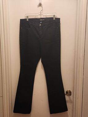 New York & Company Black Bootcut Jeans